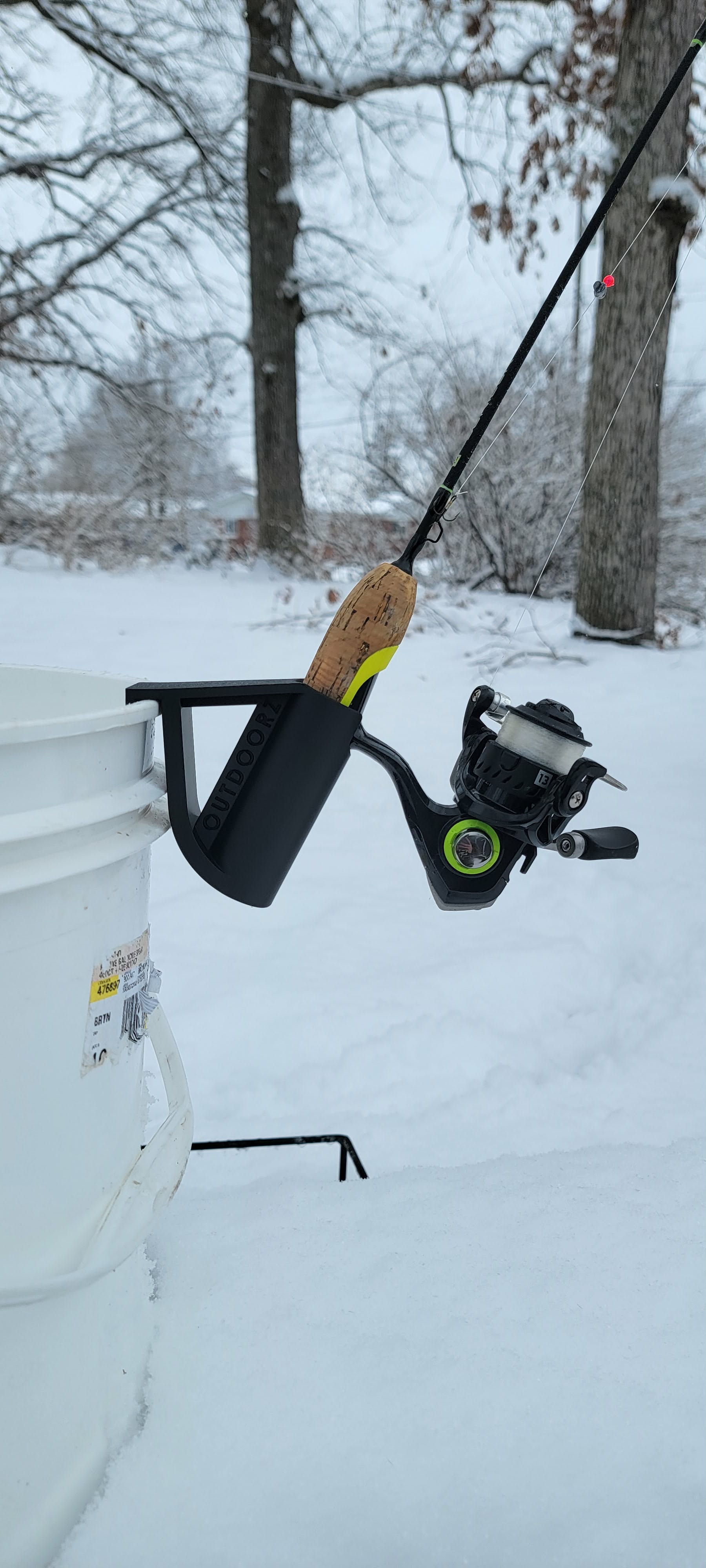 Bucket Rod Holder Black