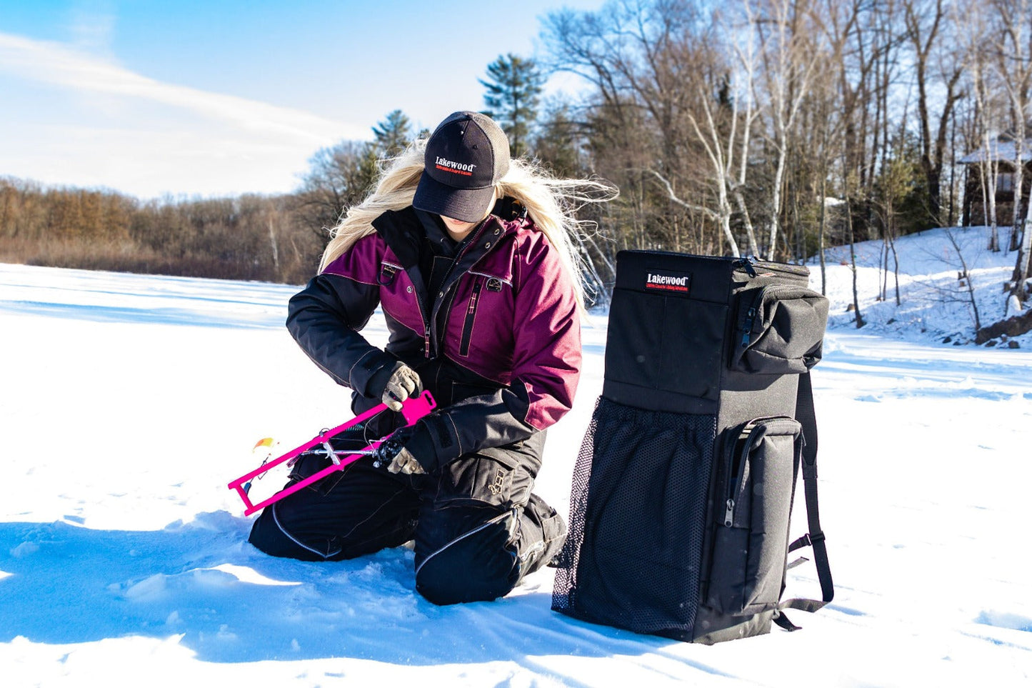 Ice Pak - Ice Fishing Tip Up Storage