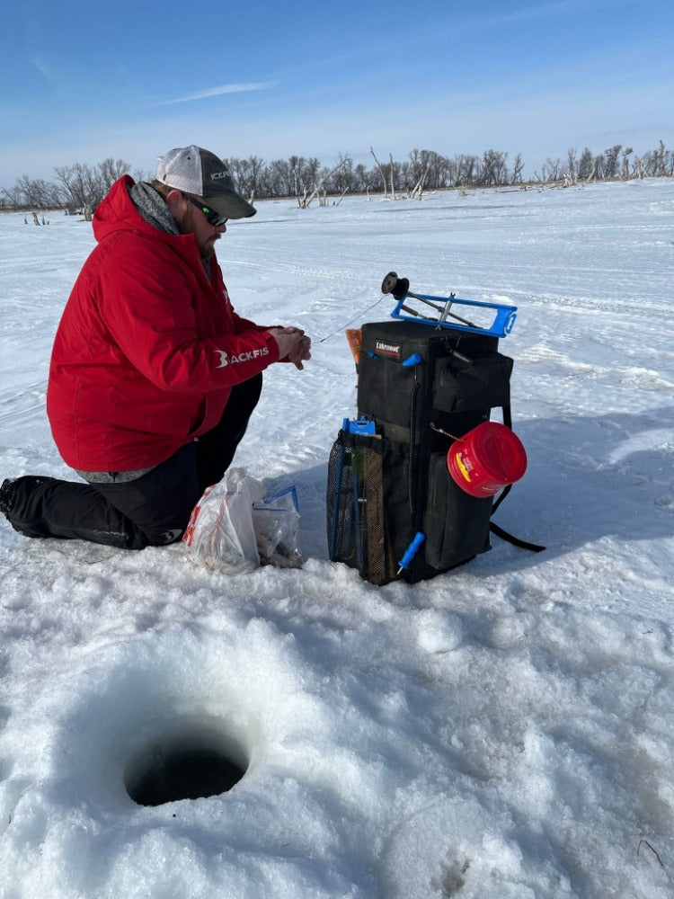 Ice Pak - Ice Fishing Tip Up Storage
