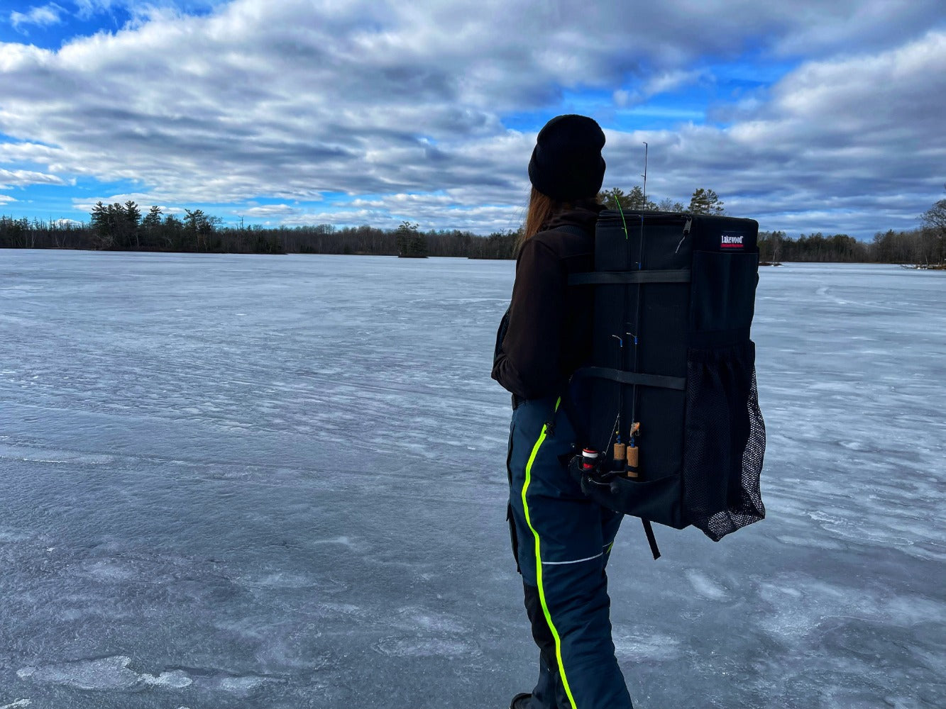 Ice Pak - Ice Fishing Tip Up Storage